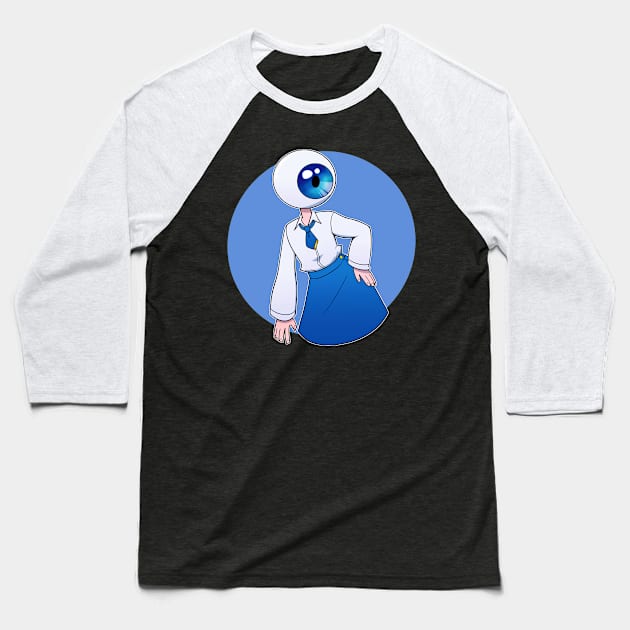 Eyeball in a uniform Baseball T-Shirt by Fazara